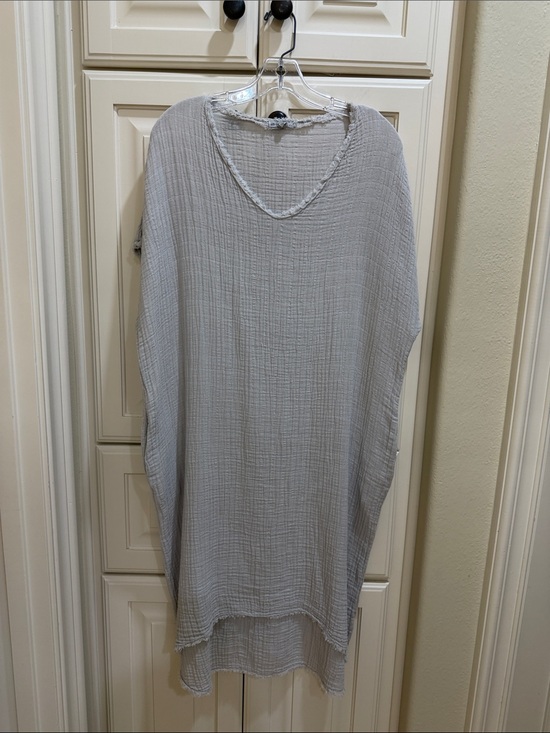 It Is Well L.A. Dresses & Skirts - Light Gray Women’s Midi Dress - Minimal V-Neck